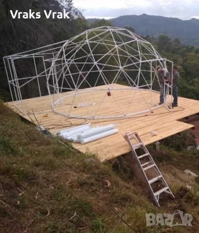 Купол къща, снимка 2 - Оранжерии - 52063581