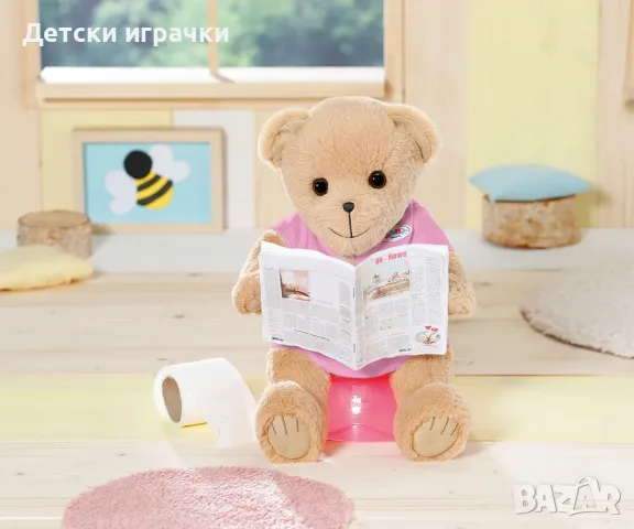 BABY Born Плюшено мече, с блузка, три цвята, снимка 13 - Плюшени играчки - 50182823