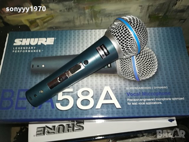 ПРОФИ МИКРОФОН-комплект микрофон shure beta sm58s, снимка 1 - Микрофони - 28679039