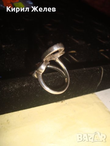 СКЪПОЦЕНЕН СРЕБЪРЕН СЪРЦЕВИДЕН ДИЗАЙНЕРСКИ ПРЪСТЕН СРЕБРО 925 с ЦИРКОНИ 20535, снимка 12 - Пръстени - 32998691
