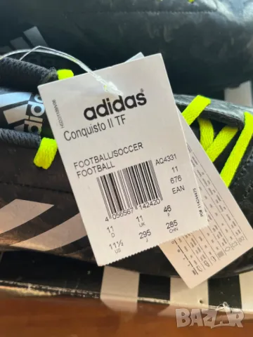 Разпродажба! Мъжки обувки ADIDAS CONQUISTO II TF -46 номер, снимка 3 - Футбол - 50089967