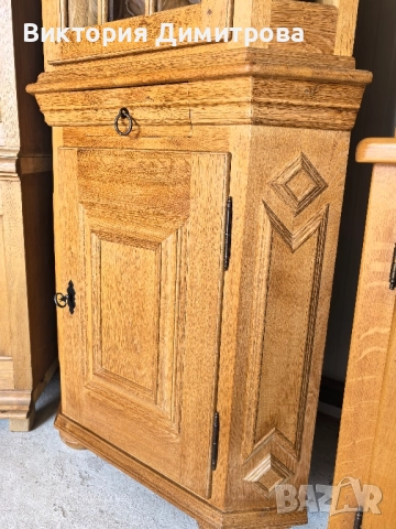 Ъглова витрина Антик , снимка 7 - Секции и витрини - 52159117