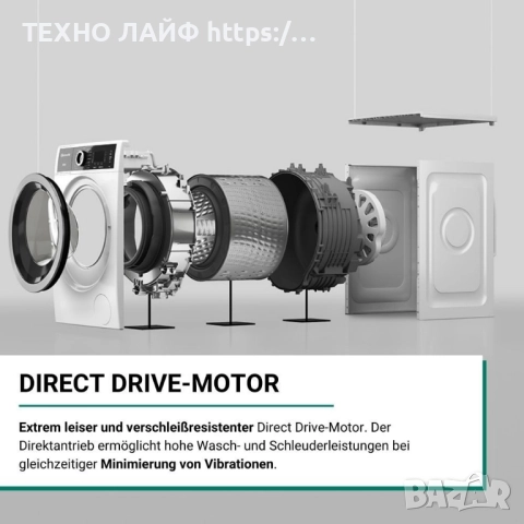 Пералня Bauknecht B6R 88E SILENCE DE, A-20%, 8 кг, Supreme Silence, ZEN мотор, снимка 8 - Перални - 52487548