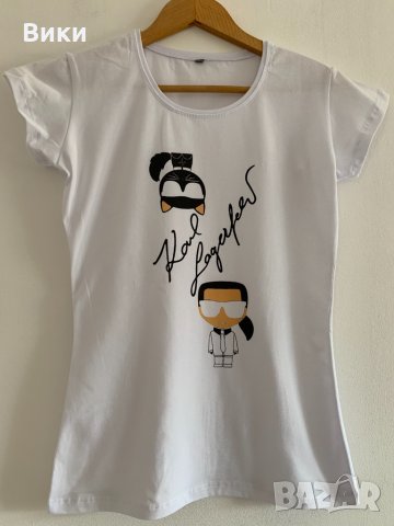 Karal Lagerfeld дамска тениска , снимка 2 - Тениски - 32585574