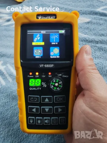 FindSat VF-6800P.Уред за измерване сателитен,цифров,аналогов сигнал и камери, снимка 5 - Други инструменти - 49275142