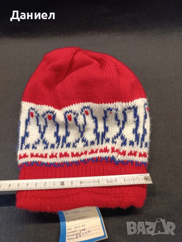 Соц детска зимна шапка Нова с етикет, снимка 6 - Антикварни и старинни предмети - 51547049