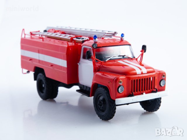 ГАЗ-53 AC-30-106Г пожарна - мащаб 1:43 на АвтоИстория моделът е нов в кутия, снимка 8 - Колекции - 43634855