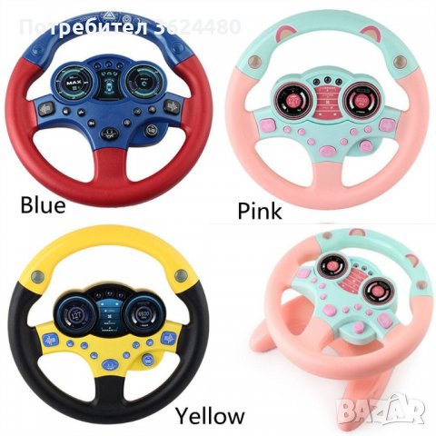 Детска музикална играчка волан, снимка 9 - Музикални играчки - 40135429