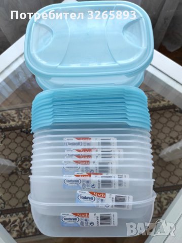 *НОВО* Италянски Пластмасови Кутии за Съхранение 1.15L -Tontarelli, снимка 3 - Кутии за храна - 35300571