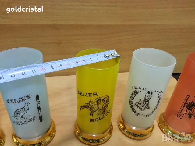 стари стъклени чаши патрон , снимка 3 - Антикварни и старинни предмети - 49426032