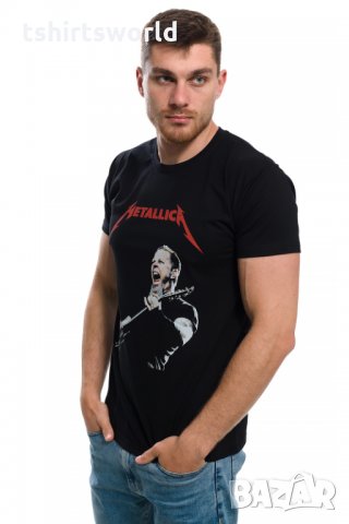 Нова мъжка тениска с дигитален печат на музикалната група METALLICA, снимка 6 - Тениски - 29050893