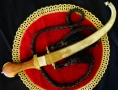 Ханджар,кама с кания,маркировка на майстора. , снимка 5