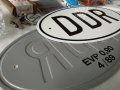 DDR * ГДР - Oвална релефна МПС национална табелка , снимка 6