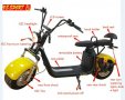Citycoco scooter • VS 700 • Харли скутер • ВС Спорт, снимка 4