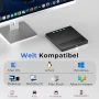 Външно CD/DVD Blu-ray записвачка 4 USB 3.0/Type-C и 2 SD карти за лаптоп Linux Windows Mac OS, снимка 4