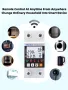 Реле за контрол на напрежение и ток, монофазно 63A TUYA APP WiFi, снимка 8