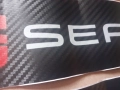 4 бр- 23 лв Черен карбон стикери за прагове на автомобил Сеат Seat, снимка 5