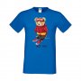 Мъжка тениска bear Ski ON,Мече,Меченце,Животно, Играчка,Изненада,Подарък,Повод,, снимка 1