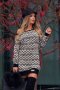 ALESSA Плетена рокля-пуловер р-р XS, снимка 1 - Блузи с дълъг ръкав и пуловери - 43695058