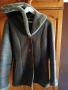 Продавам якета за момиче, черно с пухче, светлосиньо, подходящо за пролет, зима, есен., снимка 4