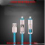 Телескопичен USB кабел 2в1 за адроид смартфони и Iphone - код 1985, снимка 13
