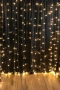 Коледни лампички с 300Led лампи 3 метра на 3 метра ,коледна завеса с дистанционно. , снимка 3