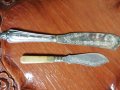 Два посребрени ножа за риба , снимка 1