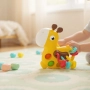 Сензорна играчка Montessori жирафче, снимка 1