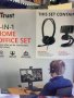 Trust Doba 2/1 Слушалки с Камера / Комплект Уеб камера + слушалки с микрофон, снимка 1 - Слушалки за компютър - 43326474