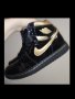 Jordan 1 Retro High Black Metallic Gold 44, 45 размер, снимка 5