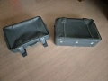 Стари (ретро) кожени куфари - 2 бр., снимка 3