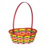 Великденска декорация, Плетена кошница, Mногоцветна, 22x30 см, снимка 3