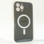 Магнитен MagSafe удароустойчив кейс за iPhone 13 / Черен, снимка 1 - Калъфи, кейсове - 39362632