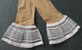 Поръчани -One Size нови телесни чорапи с ликра и бяла ластична лента, снимка 4