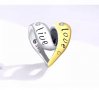 Сребърен талисман за гривна Пандора сърце In Love Модел 040, снимка 1 - Гривни - 35226812