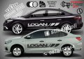 Logan Dacia стикери надписи dlos1, снимка 1 - Аксесоари и консумативи - 38264094