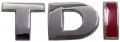 Емблема, Надпис с логото TDI за Volkswagen