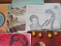 Стари грамофонни плочи и емайлирана табела., снимка 10