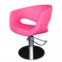 Фризьорски стол с елегантна форма - розов - T51