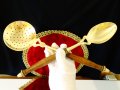 Бронзови прибори за готвене и сервиране. , снимка 9