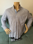 "Frant" / "Франт" – нова стилна раирана мъжка риза, с дълъг ръкав, XL, блуза, топ, мъжки ризи, снимка 4