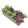 5414 Реалистична саксия с изкуствени сукулентни растения, 23 см, снимка 7