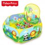 Басейн с топки Fisher Price, 120х41 см. 25 броя топки,Баскетболен кош с височина 48 см,, снимка 3