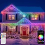 Ollny Smart RGB коледни светлини, 10 м, 286 LED, дистанционно, IP44, снимка 1
