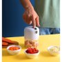Мини електрически чопър с усб за чесън и месо, снимка 3