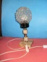 Стилна настолна винтидж мраморна лампа с глобус и h=35см, снимка 5