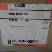 прекъсвач MERLIN GERIN NS125E 16A circuit breaker, снимка 14 - Резервни части за машини - 37503954