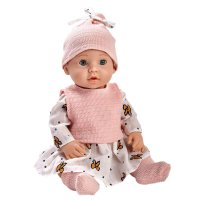 OCIE Baby Doll Кукла Бебе 40см. Розова Рокля 50370, снимка 1 - Кукли - 43200141
