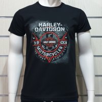 Нова мъжка тениска с дигитален печат MOTOR HARLEY DAVIDSON, мотори, снимка 7 - Тениски - 28933590