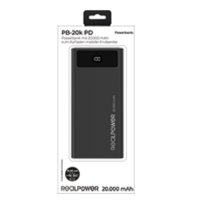 Мощен PowerBank Realpower PB-20k PD 20000mAh,Type-C PD бързо зареждане,телефони,таблети, лаптопи, снимка 4 - Външни батерии - 43192599